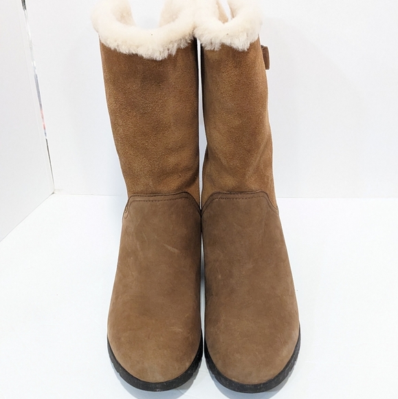 NWOT UGG Waterproof Edelina Wedge Boots - Picture 6 of 16